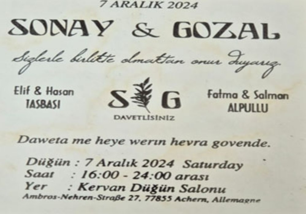 Sonay & Gozal Düğün